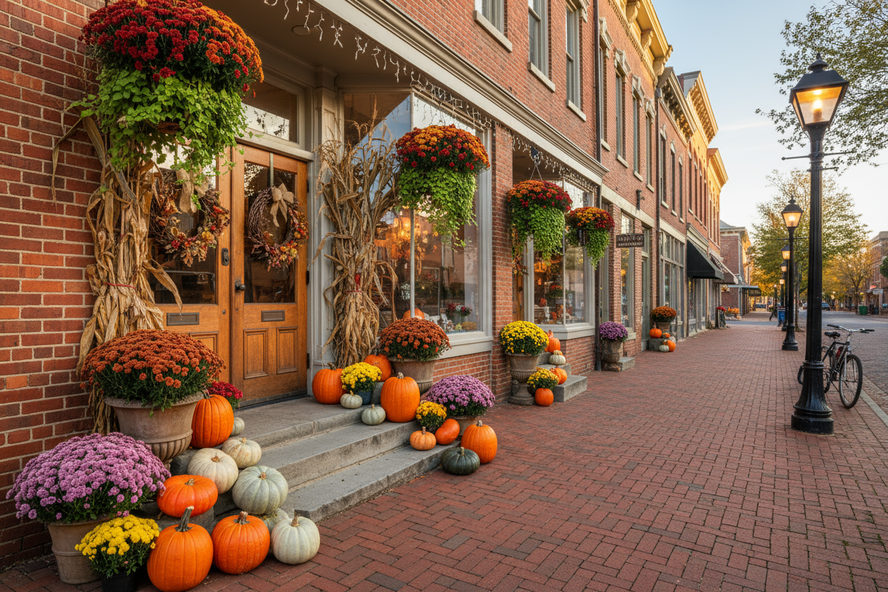 make another one. in a small downtown area but with a decent amount of decorations